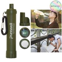 Pufangsuper Máy lọc nước cầm tay Ống hút lọc khẩn cấp Sinh tồn ngoài trời VN