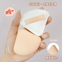 Puff Dụng Cụ Làm Đẹp Kép Trang Điểm Marshmallow Bọt Biển Đệm Không Khí Puff Tam Giác Cơm Bóng Không Bột Ướt Khô Trang Điểm Làm Đẹp Trứng Lỏng Bột Puff Beauty Egg