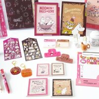 Puffocat☢ Nhật Bản sunstar Moomin Moomin Limited Notepad với Note Bút xóa được Thư mục A4