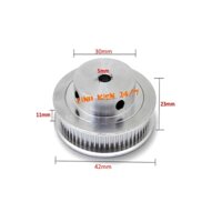 PULLEY BÁNH RĂNG NHÔM 3M40 RĂNG BẢN RỘNG ĐAI 11MM TRỤC 5MM