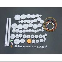 PULLEY BỘ BÁNH RĂNG NHỰA ROBOT (75 CHI TIẾT)