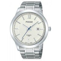 PULSAR PS9345X1 Nam 43.5mm, Máy Pin (Quartz), Kính Saphire, Dây vỏ Thép không gỉ.