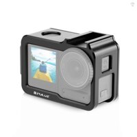 Puluz PU928B Camera thể thao Lồng Video Lồng máy ảnh Hợp kim nhôm với lỗ ren 1 / 4in & đế giày lạnh với bộ chuyển đổi máy ảnh thể thao Khung bảo vệ kim loại Tương thích với DJI Ac