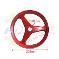 puly 20*200mm 2 rãnh A puly máy rửa xe đầu to (Cái) phụt ùng hùng lỳ