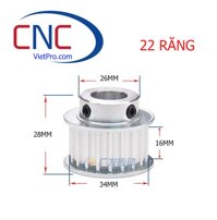 Puly đai răng 5M22