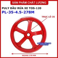 Puly đầu rửa xe chạy motor