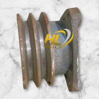 Puly Máy nổ 8 120mm 2 rãnh B lắp cho máy quay tay