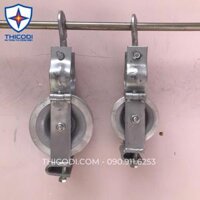 Puly nhôm kéo dây cáp điện 120x60mm và 150x80mm