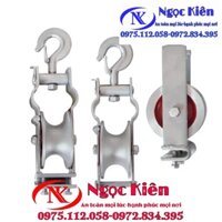 Puly nhôm kéo dây cáp ĐK 150 x 60 - puly nhôm