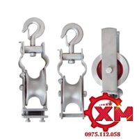 Puly nhôm kéo dây điện DK 120 x60