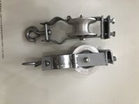 Puly nhôm kéo dây đường kính 120x60 mm