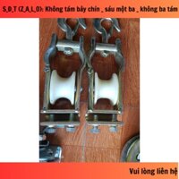 Puly nhựa kéo dây cáp điện, bánh xe nhỏ - Treo con lăn trượt ròng rọc,dây cáp nâng băng tải,các kích thước bánh xe (30)