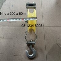 Puly nhựa kéo dây điện 200x60mm
