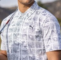 Puma Golf Shipwrecked Button Down Áo sơ mi