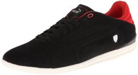 PUMA Men's Gigante Lo Ferrari Shoe,Black/Black/Rosso Corsa,9.5 M US