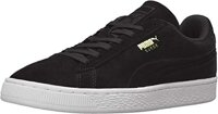 PUMA Men's Suede Classic Debossed Q3 Fashion Sneaker (4.5 D(M) US / 36 EUR, Puma Black)