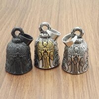 Punk Archangel Michael Wings Angel Guardian Biker Riding Bell Chuông thép không gỉ saixitvn