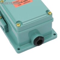 PunkyRabbit AC 250V 3A 1NO 1NC Công tắc bàn đạp chân bằng nhôm chống trượt tạm thời TFS‑402