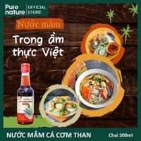 PURE NATURE - NƯỚC MẮM CÁ CƠM THAN MẬT HOA DỪA (40N) CHAI 300ML