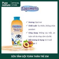 Pure Nature - Sữa tắm gội toàn thân trẻ em Saponello (từ 3 tuổi)