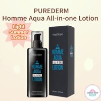 [PUREDERM] Homme Aqua All-in-one Lotion 150ml / Men's Chải chuốt / Fresh Summer Lotion