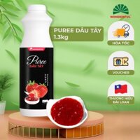 Puree Dâu Tây Wonderful - Hương dâu tươi ngon, ngọt mọng