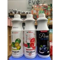 Puree WONDERFULL Chai 1.3kg - Các Hương Vị ( Xoài - Đào - Chanh leo - Bưởi Đỏ - Việt Quất - Dâu ... )