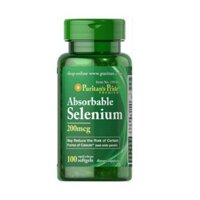Puritan’s Pride Absorbable Selenium 200mcg Cung Cấp Selenium Thiết Yếu Cho Cơ Thể