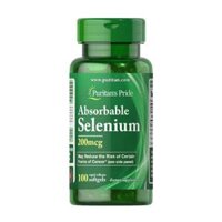 Puritan’s Pride Absorbable Selenium 200mcg 100 Viên - Bổ sung Selen