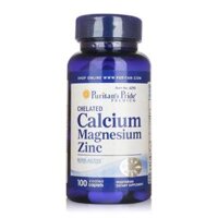 PURITANS PRIDE CHELATED CALCIUM MAGNESIUM ZINC 100 VIÊN