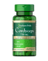 Puritan's Pride Cordyceps Mushroom 750mg 60v