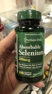 Puritan’s Pride SELENIUM 200mcg (100 viên)