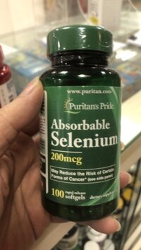 Puritan’s pride selenium 200mcg (100 viên)