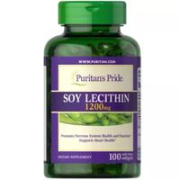 Puritan's Pride Soy Lecithin 1200mg hộp 100 viên - Tinh chất mầm đậu nành của Mỹ