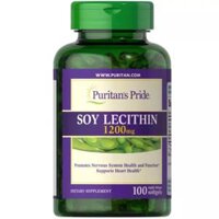 Puritan's Pride Soy Lecithin 1200mg hộp 100 viên - Tinh chất mầm đậu nành của Mỹ [date 4/2025]