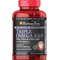 Puritan's Pride Triple Omega 3-6-9 120 viên