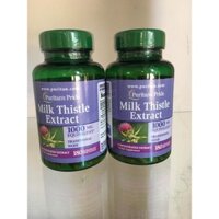[Puritan's Pride] Viên uống Giải độc gan Milk Thistle Extract 1000mg- chiết xuất từ cây kế sữa 180 viên
