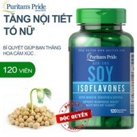 [Puritan's Pride] Viên uống Soy Isoflavones - Evening Primrose Oil Plus cho phụ nữ tiền mãn kinh - 120 viên nhập khẩu Mỹ