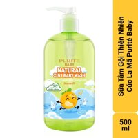 Purité Baby Sữa Tắm Gội Purité Baby Natural Orange Oil Tinh Dầu Cam 500ml