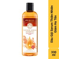 Purité Dầu Gội Purité Natural Serum Instant Smooth & Repair Giảm Hư Tổn 330ml