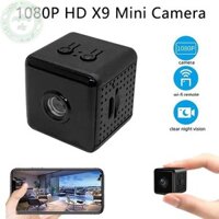 Pusky 3cm 1080P HD X9 Mini Camera Wifi Không Dây Nhỏ Phát Hiện Chuyển Động Ngoài Trời Cảnh Báo An Ninh Camera Tầm Nhìn Ban Đêm VN