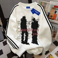 PUYE Áo nỉ mùa đông nữ áo nỉ sweater áo nỉ dài tay 100% cotton