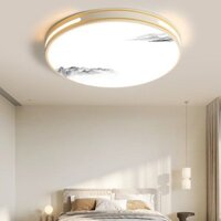 pvc Thiết kế mới tối giản và thanh lịch led Đèn trần phòng khách phong cách Trung Quốc, đèn phòng ngủ, đèn học tập, đèn