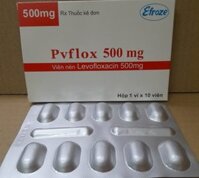PVFlox 500mg (Levofloxacin 500mg) – Điều trị nhiễm khuẩn do vi khuẩn nhạy cảm