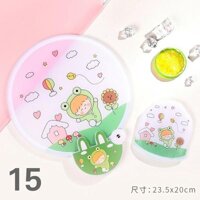 Pvn27036 quạt vải mini cầm tay gấp gọn họa tiết dễ thương t2