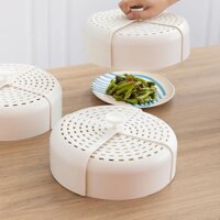 Pvn30483 lồng bàn nhựa gấp gọn đậy thức ăn chống ruồi tiện dụng