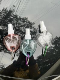 Pvn42587 bình xịt rỗng 50ml đựng nước hoa kèm móc khóa tiện dụng mang đi du lịch