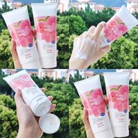 Pvn43423 kem sữa dưỡng thể trắng da, chống nắng toàn thân trái đào pure milk body lotion hương nước hoa