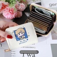 Pvn47919 ví nữ mini cầm tay nhỏ gọn bỏ túi hình siêu cute nhiều ngăn có khóa