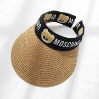 Pvn48231 mũ lưỡi trai nón cói bé trai bé gái rộng vành moschino hàng quảng châu
